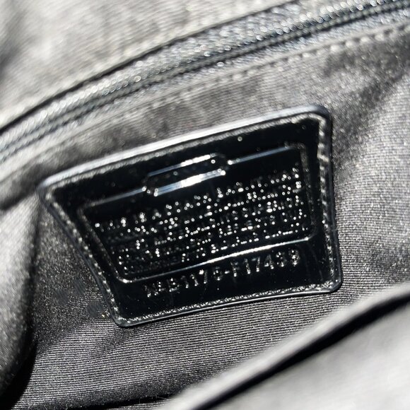 COACH Authentic Signature Jacquard Bag F17439 - Picture 6 of 15
